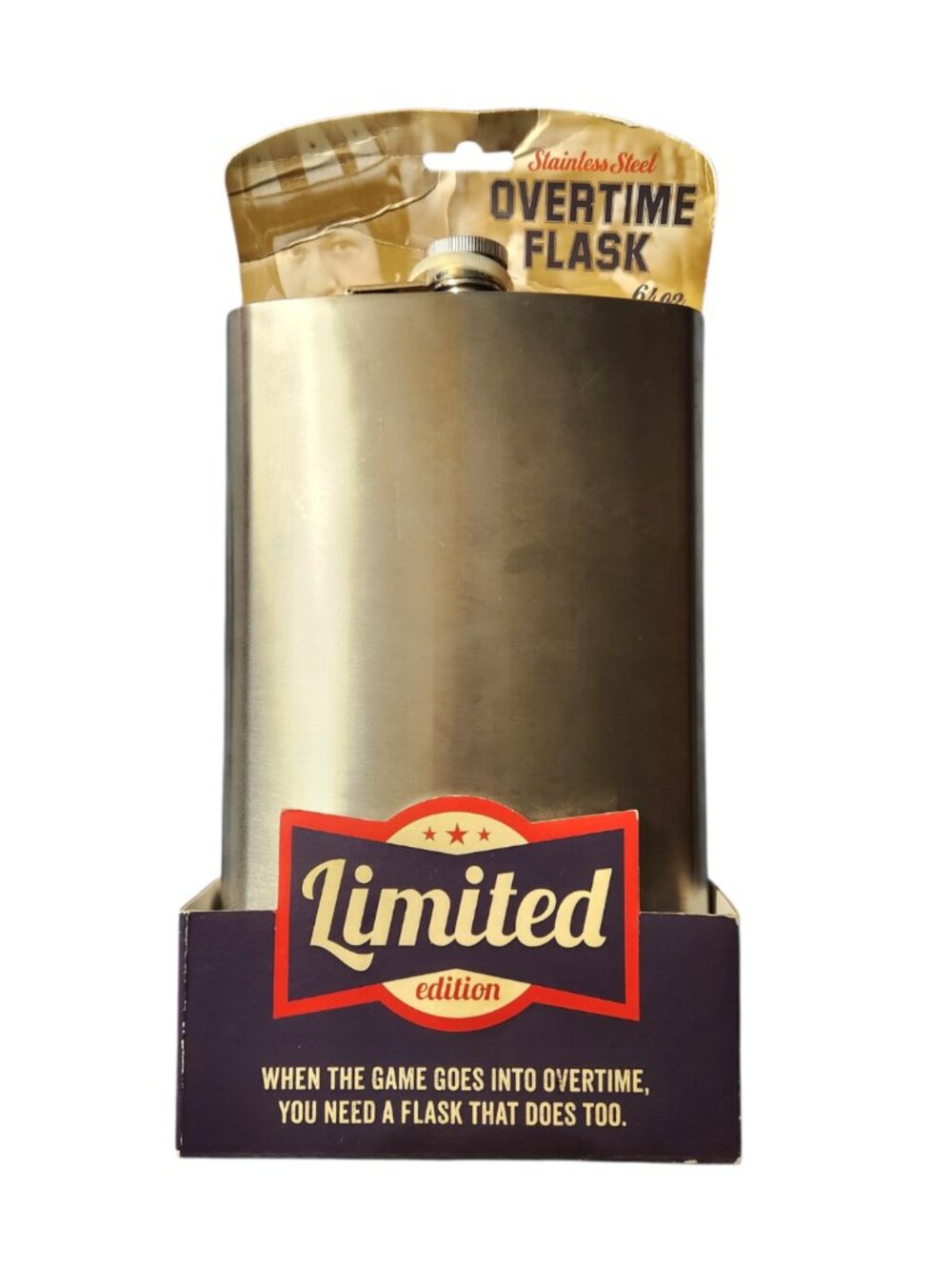 Wembley Overtime Flask 64oz Stainless Steel Limited Edition Bar Drinking New